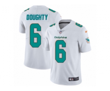 Men's Nike Miami Dolphins #6 Brandon Doughty Vapor Untouchable Limited White NFL Jersey