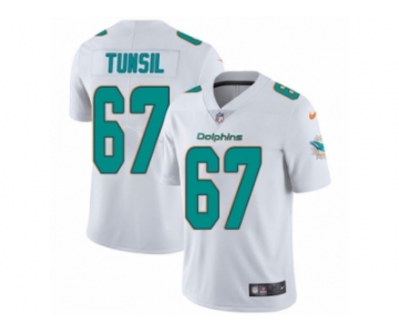 Men's Nike Miami Dolphins #67 Laremy Tunsil Vapor Untouchable Limited White NFL Jersey