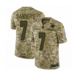 Men's Nike Miami Dolphins #7 Jason Sanders Limited Camo 2018 Salute to Service NFL Jersey