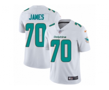 Men's Nike Miami Dolphins #70 Ja'Wuan James Vapor Untouchable Limited White NFL Jersey