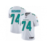 Men's Nike Miami Dolphins #74 Jermon Bushrod Vapor Untouchable Limited White NFL Jersey