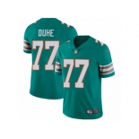 Men's Nike Miami Dolphins #77 Adam Joseph Duhe Vapor Untouchable Limited Aqua Green Alternate NFL Jersey