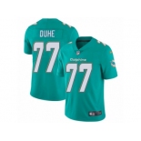 Men's Nike Miami Dolphins #77 Adam Joseph Duhe Vapor Untouchable Limited Aqua Green Team Color NFL Jersey