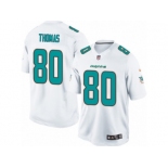 Men's Nike Miami Dolphins #80 Julius Thomas Limited White NFL Jersey