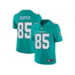 Men's Nike Miami Dolphins #85 Mark Duper Vapor Untouchable Limited Aqua Green Team Color NFL Jersey