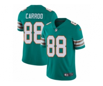 Men's Nike Miami Dolphins #88 Leonte Carroo Vapor Untouchable Limited Aqua Green Alternate NFL Jersey