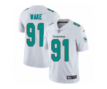 Men's Nike Miami Dolphins #91 Cameron Wake Vapor Untouchable Limited White NFL Jersey