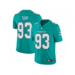 Men's Nike Miami Dolphins #93 Ndamukong Suh Vapor Untouchable Limited Aqua Green Team Color NFL Jersey