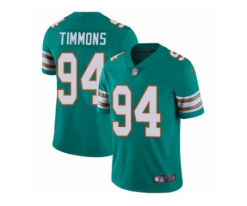 Men's Nike Miami Dolphins #94 Lawrence Timmons Vapor Untouchable Limited Aqua Green Alternate NFL Jersey