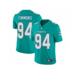 Men's Nike Miami Dolphins #94 Lawrence Timmons Vapor Untouchable Limited Aqua Green Team Color NFL Jersey