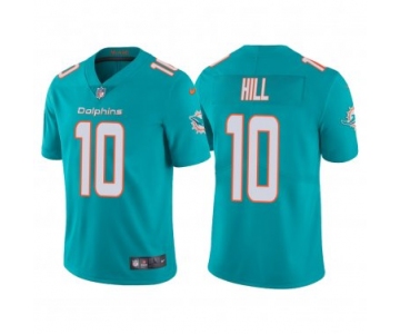 Nike Dolphins #10 Tyreek Hill Aqua Green Alternate Men's Stitched NFL Vapor Untouchable Limited Jersey