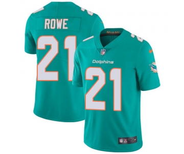 Nike Dolphins #21 Eric Rowe Aqua Green Team Color Men's Stitched NFL Vapor Untouchable Limited Jersey