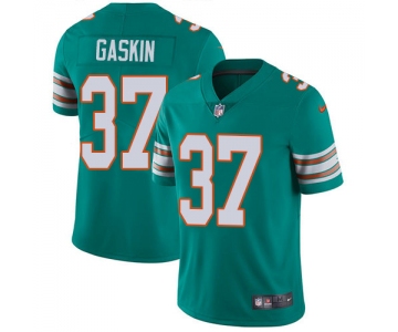 Nike Dolphins #37 Myles Gaskin Aqua Green Alternate Men's Stitched NFL Vapor Untouchable Limited Jersey