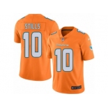 Nike Miami Dolphins #10 Kenny Stills Orange Men's Stitched NFL Limited Rush Jersey