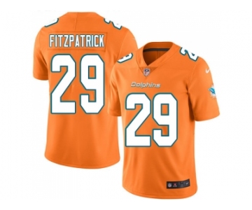 Nike Miami Dolphins #29 Minkah Fitzpatrick Orange Men Stitched NFL Limited Rush Jersey