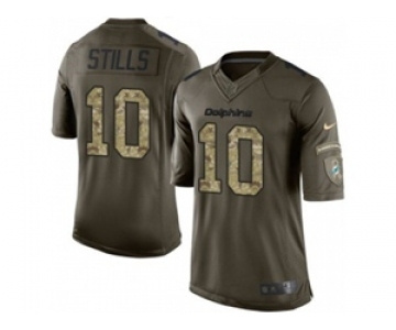 nike nfl jerseys miami dolphins #10 stills army green[nike Limited Salute To Service]