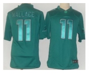 nike nfl jerseys miami dolphins #11 mike wallace green [Drenched Limited]