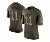 nike nfl jerseys miami dolphins #11 parker army green[nike Limited Salute To Service]