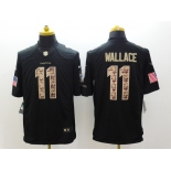 nike nfl jerseys miami dolphins #11 wallace black[salute to service limited]