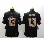 nike nfl jerseys miami dolphins #13 marino black[salute to service limited]