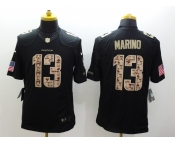 nike nfl jerseys miami dolphins #13 marino black[salute to service limited]