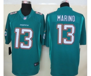 nike nfl jerseys miami dolphins #13 marino green[nike limited]