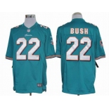 nike nfl jerseys miami dolphins #22 bush green[nike limited]