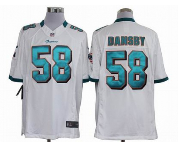 nike nfl jerseys miami dolphins #58 dansby white[nike limited]