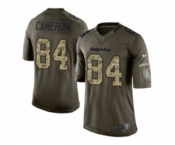 nike nfl jerseys miami dolphins #84 cameron army green[nike Limited Salute To Service]