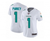 Women Nike Miami Dolphins #1 Cody Parkey White Vapor Untouchable Limited Player NFL Jersey