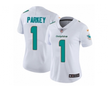 Women Nike Miami Dolphins #1 Cody Parkey White Vapor Untouchable Limited Player NFL Jersey