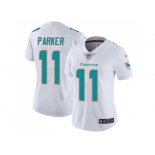 Women Nike Miami Dolphins #11 DeVante Parker White Stitched NFL Vapor Untouchable Limited Jersey