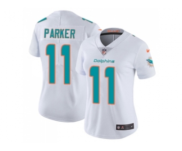 Women Nike Miami Dolphins #11 DeVante Parker White Stitched NFL Vapor Untouchable Limited Jersey