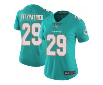 Women Nike Miami Dolphins #29 Minkah Fitzpatrick Aqua Green Team Color Stitched NFL Vapor Untouchable Limited Jersey