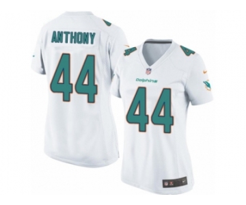 Women Nike Miami Dolphins #44 Stephone Anthony Game White NFL Jersey