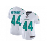 Women Nike Miami Dolphins #44 Stephone Anthony White Vapor Untouchable Limited Player NFL Jersey