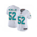 Women Nike Miami Dolphins #52 Raekwon McMillan White Stitched NFL Vapor Untouchable Limited Jersey