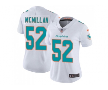 Women Nike Miami Dolphins #52 Raekwon McMillan White Stitched NFL Vapor Untouchable Limited Jersey