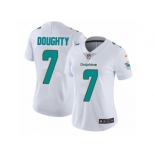 Women Nike Miami Dolphins #7 Brandon Doughty White Vapor Untouchable Limited Player NFL Jersey