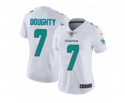 Women Nike Miami Dolphins #7 Brandon Doughty White Vapor Untouchable Limited Player NFL Jersey