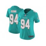 Women Nike Miami Dolphins #94 Robert Quinn Aqua Green Team Color Stitched NFL Vapor Untouchable Limited Jersey