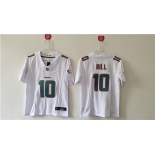 Women's Miami Dolphins #10 Tyreek Hill White F.U.S.E. Vapor Untouchable Football Stitched Jersey