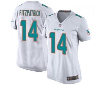 Women's Miami Dolphins #14 Ryan Fitzpatrick Game White Football Jersey