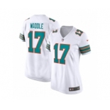 Women's Miami Dolphins #17 Jaylen Waddle White Vapor Untouchable Stitched NFL Jersey