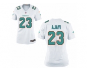 Women's Nike Dolphins #23 Jay Ajayi White Stitched NFL Limited Jersey