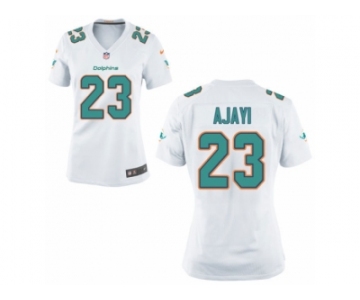 Women's Nike Dolphins #23 Jay Ajayi White Stitched NFL Limited Jersey