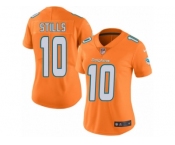 Women's Nike Miami Dolphins #10 Kenny Stills Limited Orange Rush NFL Jersey