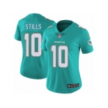 Women's Nike Miami Dolphins #10 Kenny Stills Vapor Untouchable Limited Aqua Green Team Color NFL Jersey