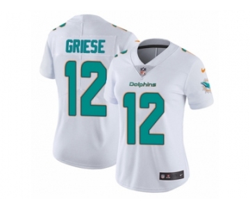 Women's Nike Miami Dolphins #12 Bob Griese Vapor Untouchable Limited White NFL Jersey