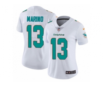 Women's Nike Miami Dolphins #13 Dan Marino Vapor Untouchable Limited White NFL Jersey